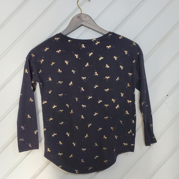 Gold Unicorn Print Tee - Picture 6 of 6